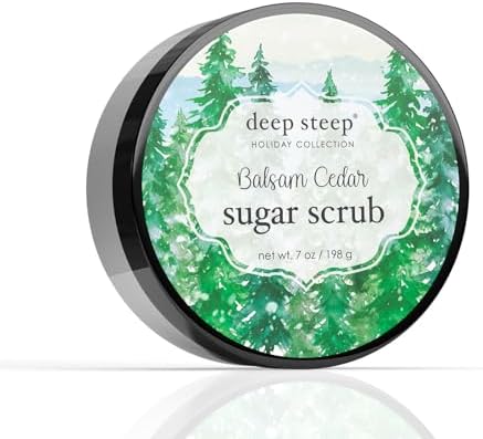 Deep Steep Sugar Scrub- Winter Collection (Balsam Cedar)
