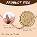25 Pcs Flower Wax Seal Stickers Wax Seal Stamp Kit Self Adhesive Sealing Wax Envelope Stickers for Wedding Envelopes, Invitation, Christmas, Gift Wrapping