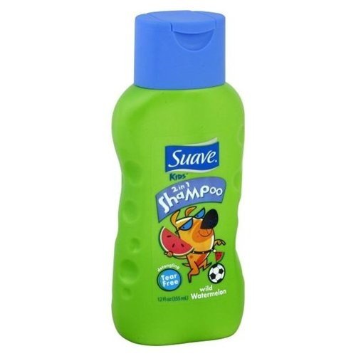Suave Kids Shampoo 2-N-1 Wild Watermelon 12 Ounce (354ml) (3 Pack)