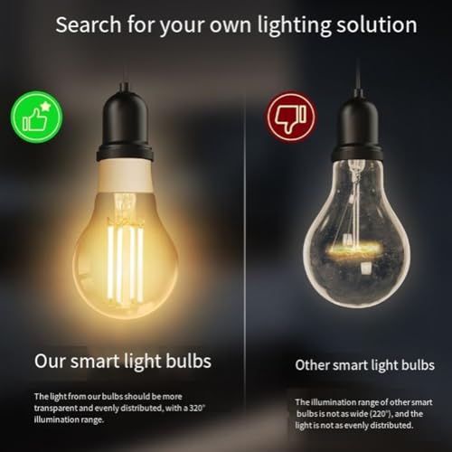 Ampoule Filament Zigbee Tuya 7W Éclairage Décoratif Intérieur Connecté - 6