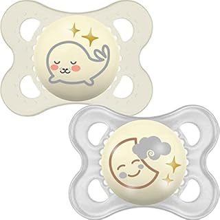 MAM Original Colours of Nature Soother 0+ (Foxes), Baby Soother Set for Newborns, MAM Soother Pack with Woodland Designs, Soother Pack with MAM Teats