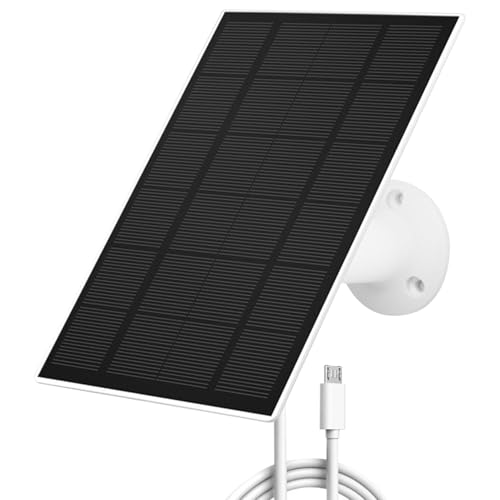 Cargadores de paneles solares StaZamor de 360 grados con micro USB para camaras