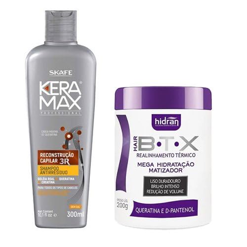 Kit Lifting Hidran BTX Matizador Desmaya Cabello 2 productos
