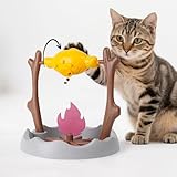 猫用知育餌やりおもちゃ スローフィーダーパズル 精神刺激 早食い防止 給餌装置 認知トレーニング 退屈解消用 バーベキュータンブリング 自動給餌器 猫インタラクティブおもちゃ