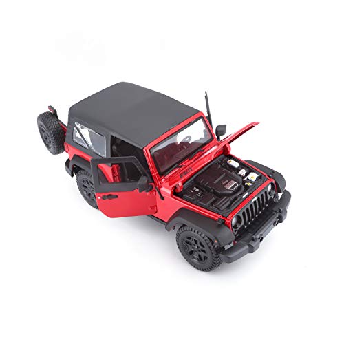 Maisto 1:18 Jeep Wrangler 2014 vehículo de colección miniatura 4