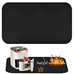 AOOTE Heat Resistant Mat for Countertop, 30 x 45CM Countertop Protector, Fireproof Silicone Mats, Waterproof, Heat Resistant Mat for Air Fryer for Air Fryer, Coffee Maker, Oven, Toaster, Microwave