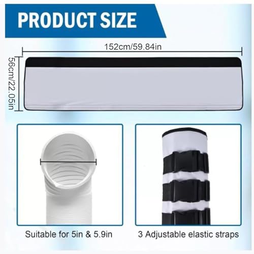 Gaine isolante pour climatisation extérieure protection tuyau échappement