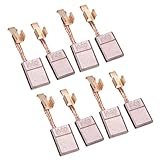 Moliuoly 8 Stück Kohlebürstensatz 13x10x3mm aus Kohlenstoff und Metall für Makita CB-440 BHP458 BDF452 BHP454 DDF458 DHP458 Elektrowerkzeuge Ersatz