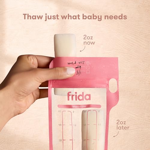 Frida Mom Breastmilk Storage Bags, Medical Grade Safety, 100ct Variety Pack - image 3
