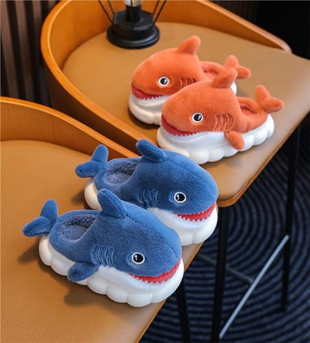 YILANLAN Shark Slippers Animal Slippers For Women Men Cosy Plush Home Slippers Warm Winter Slippers Cotton Shoes3