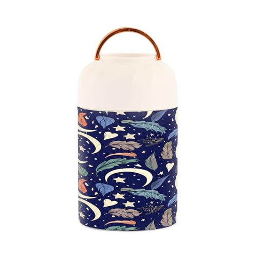 Termo para comida de acero inoxidable de 500 ml Crescent Moons sin BPA 3
