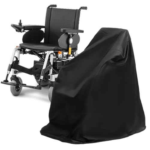 Funda impermeable para silla de ruedas, 115 x 65 x 90 cm, funda impermeable para silla de ruedas, cubierta impermeable para sillas de ruedas eléctricas, funda Oxford para exteriores