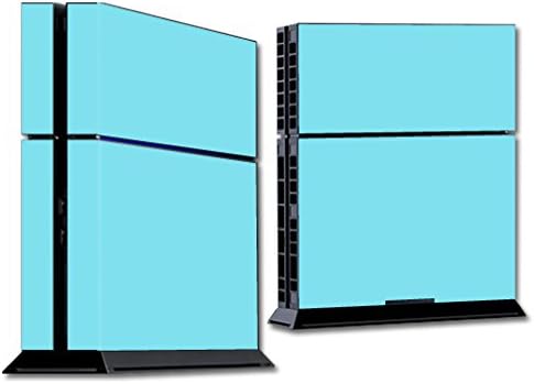 MightySkins Skin Compatible with Sony Playstation 4 PS4 Console wrap Sticker Skins Solid Baby Blue