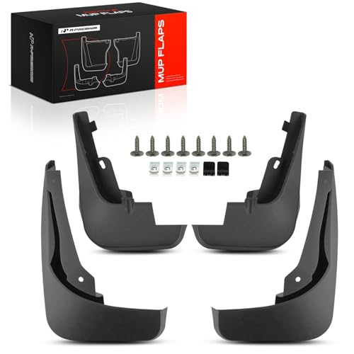 Image of A-Premium Mud Flaps, No Drilling Required Splash Guards with Accessories | Compatible with Audi Q5, 2013-2017 Sport Utility, Set of 4 Front and Rear
