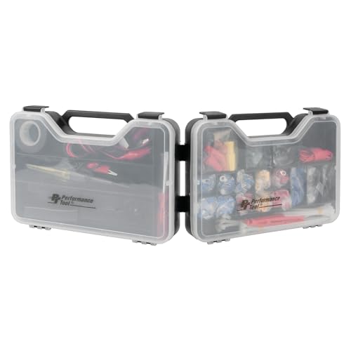 Image of Performance Tool W5207 285 Piece Multi-Use Electrical Repair Kit, Black