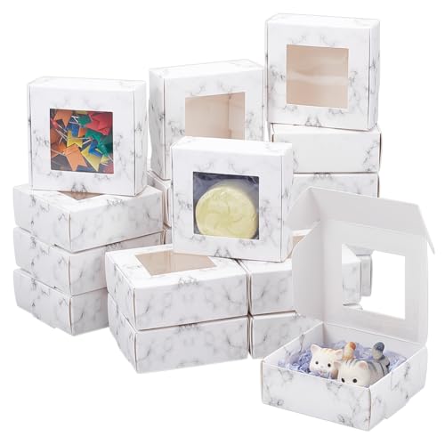 Boîtes de rangement papier BENECREAT pliables avec fenêtre pour protéger vos créations