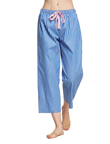Image of CYZ Comfortable Cotton Capri Woven Pajamas for Women, Casual Capris for Women, Perfect for Daily Wear and Sleepwear