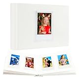 DIY Front Window : Chaque album instax mini film dispose d'une fenêtre ouverte vous permet de personnaliser chaque mini album photo avec votre propre impression. Ce mini album photo polaroid peut faire une décoration parfaite à votre table basse.