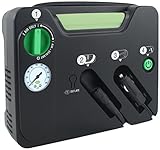 Slime 50122 Flat Tire Puncture Emergency Kit, Includes Sealant and Tire Inflator Pump, Analog, Suitable for Cars and Other Highway Vehicles, 10 Min Fix