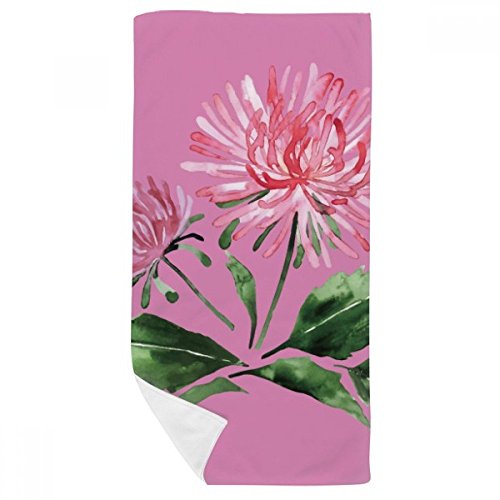Serviette de bain douce visage 35x70cm pour peaux sensibles rose