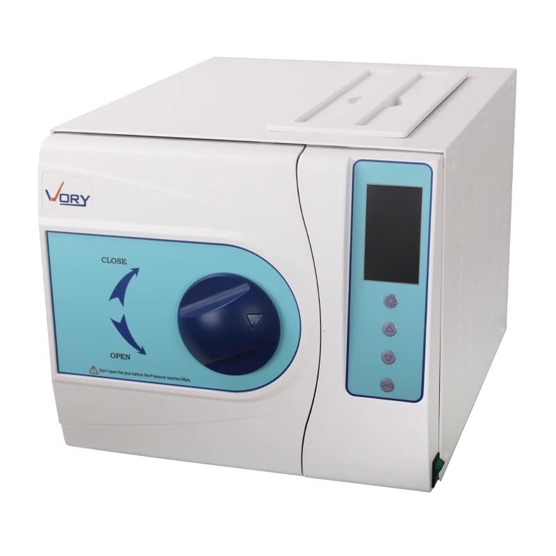 18L / 23L Autoklav Klasse B Dreimal Pulsation Vakuum Dampf Sterilisator Hochtemperatur Hochdruck Dampf Edelstahl Digital Display Autoklav mit Drucker (23L)