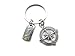 Find Joy in The Journey Compass keychain,nutical keyring, ocean key chain