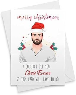 Funny Chris Christmas Card - Funny Holidays Card, Holiday Card, Merry Christmas, Christmas Humor, Merry Christmas, Celebrity Crush [00375]