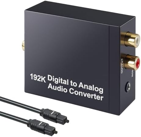 T Tersely Digital to Analog Audio Converter for PS4, DAC SPDIF