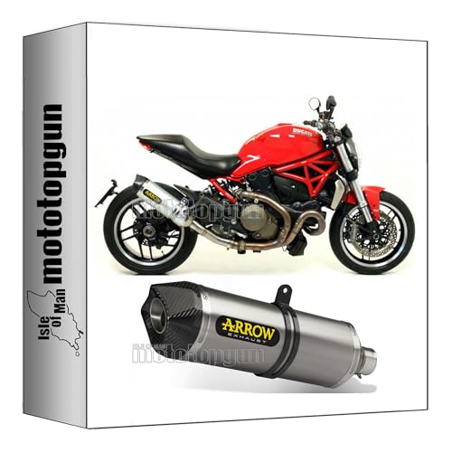 Pot echappement Arrow Open Race-Tech pour Ducati Monster 1200 2014-2015