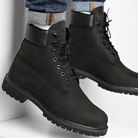Image of West Code Mens Boots Synthetic Leather High Top Casual Shoes and Sneakers
