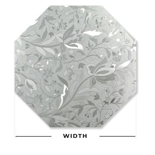 Película para ventana octagonal floral Autotech Park miniatura 2
