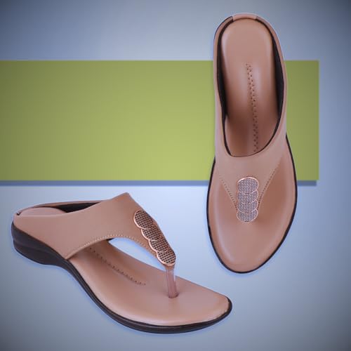 Image of Women's Fashion Sandal | Faux Leather, Comfortable & Stylish Wedges | Ideal for Casual & Formal