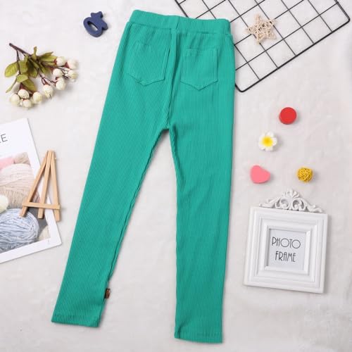 Girls Leggings Toddler Knit Sweater Tights Kids Basic Full Length Tights Pants Kids Ribbed Leggings Pants3