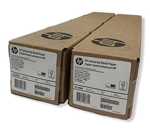 Hp Universal Bond Paper, 2 Roll Bundle (24" X 150') #TOP4
