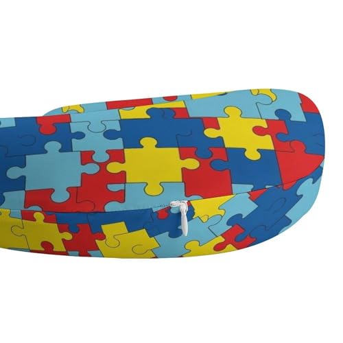 Almohada de viaje de espuma viscoelástica ergonómica miniatura 5