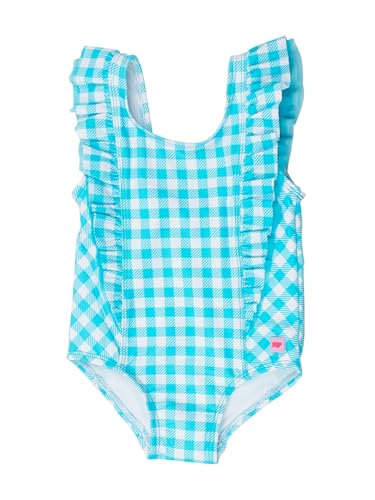 Image of RuffleButts Baby /Toddler Girls Ruffle Strap One Piece Swimsuit w /UPF 50+ Sun Protection
