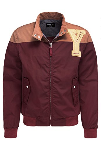 khujo Jacke Men NAMIR Bordeau, Größe:XXL