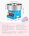 VEVOR Cotton Candy Machine Commercial, 1000W Electric Candy Floss Maker, Easy Use with 15 inch Stainless Steel Bowl and Sugar Scoop, Makes Hard Candy for Home Kids Birthday, Family Party, Blue