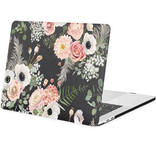 Estuche rígido MacBook Pro 13 modelo A1278 acabado flor preciosa carcasa duradera de plástico