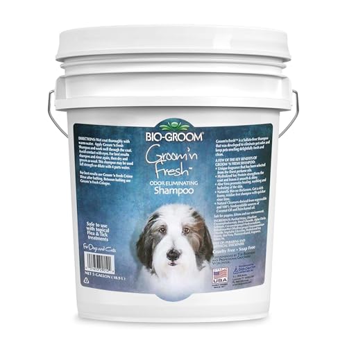 Bio-Groom-Groomn-Fresh-Dog-Shampoo-Odor-Eliminating-Dog-Bathing-Supplies-Puppy-Wash-Cat-Dog-Grooming-Supplies-Cruelty-Free-Made-in-USA-Dog-Products-5-Gallons Bio Groom Groomn Fresh Dog Shampoo Odor Eliminating Dog Bathing Supplies Puppy Wash Cat Dog Grooming Supplies Cruelty Free Made in USA Dog Products 5 Gallons