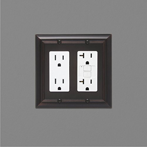 Amazon Basics Double Gang Light Switch Wall Plate, Oil Rubbed Bronze, Set Of 2 #TOP3