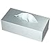Produktbild Ribelli Kosmetikbox für Kosmetiktuch - eine Taschentuchbox ca. 24,5 x 13 x 7 cm aus Edelstahl matt - Tücherbox für Kosmetiktücher Box mit Wandbefestigung