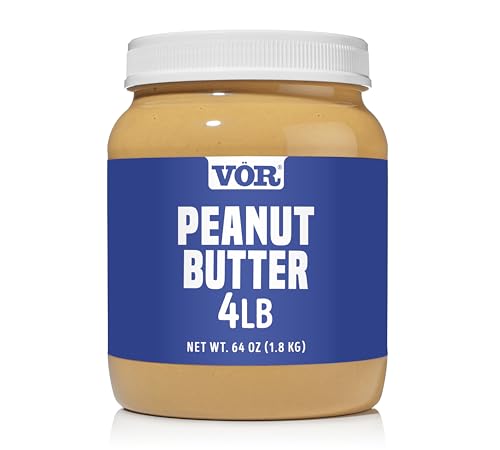 Vör Peanut Butter (4lb) | Single Ingredient | Vegan and Keto-Friendly, Gluten-Free