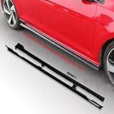 YHoptional Side Skirts for 2012-2020 Volkswagen Golf MK 7/7.5/7 R-Line/7.5 R-Line/GTI/TCR Style, Car Rocker Panels Side Skirt Body Kit Volkswagen Golf Accessories (Gloss Black)