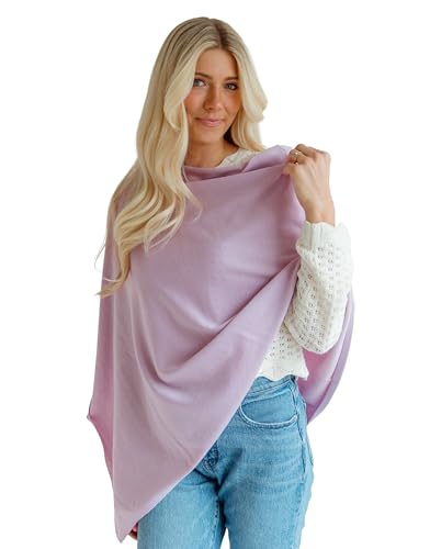 Image of Toci Nursing Cover Poncho – Soft Breathable Breastfeeding Cover, 360° Full Coverage, Lightweight Multi-Use Nursing Scarf
