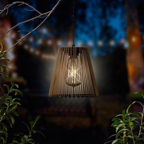 Lámpara decorativa para terraza solar LED que ahorra energía en balcones y porches 4