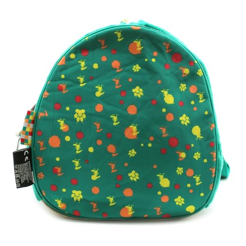 Les Déglingos Loup by Auzou x Children's Cabin Suitcase with Wheels 48 cm Soft Recycled Polyester for Children Travel, Green, Wolf Trolley Suitcase, Green, 48 cm high, 31 cm wide, 15 cm deep, wolf3