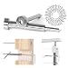 Muzata Cable Railing kit Invisible Turnbuckle 1/8" 20 Pairs Swage Threaded Stud Hex Head Fitting Receiver Terminal for Wood & Metal Post with Allen Wrench CR26,Series CA1 CD1 CS1 CD2 CS2 CV1