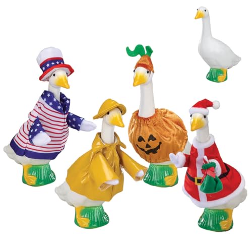 Fox Valley Traders Gaggleville 7" Desktop Goose Figurine with All