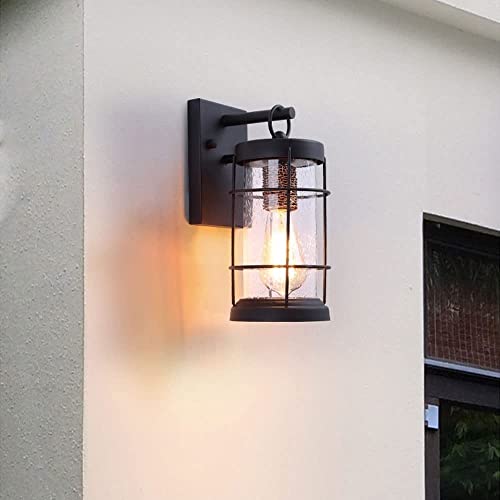 Applique murale en fer étanche E27 luminaire extérieur pour cour jardin et parc